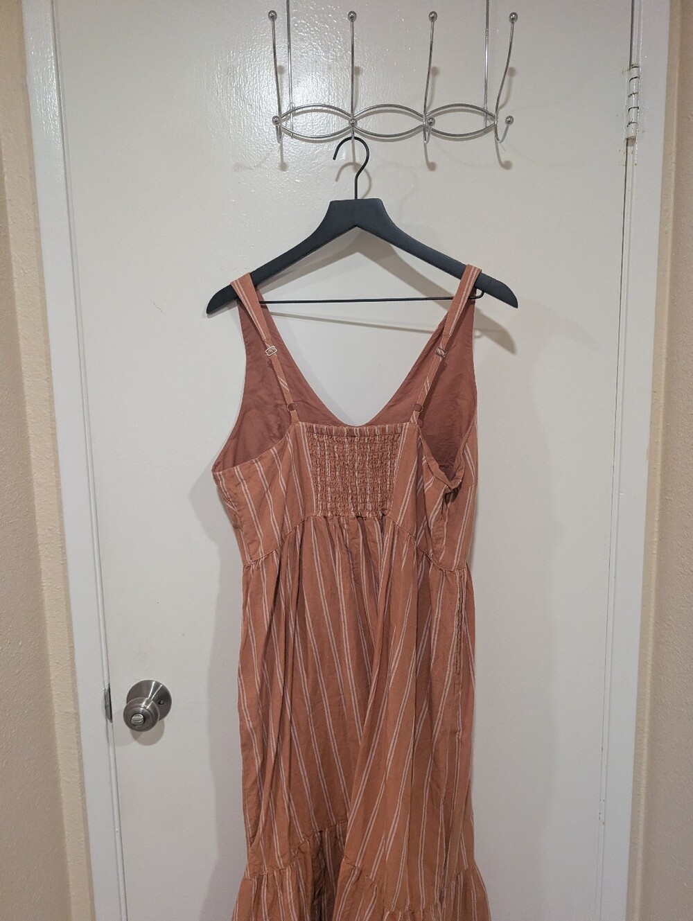 Pact Canopy Linen Blend Easy Tank Dress In Hermosa Stripe - Picture 9 of 15